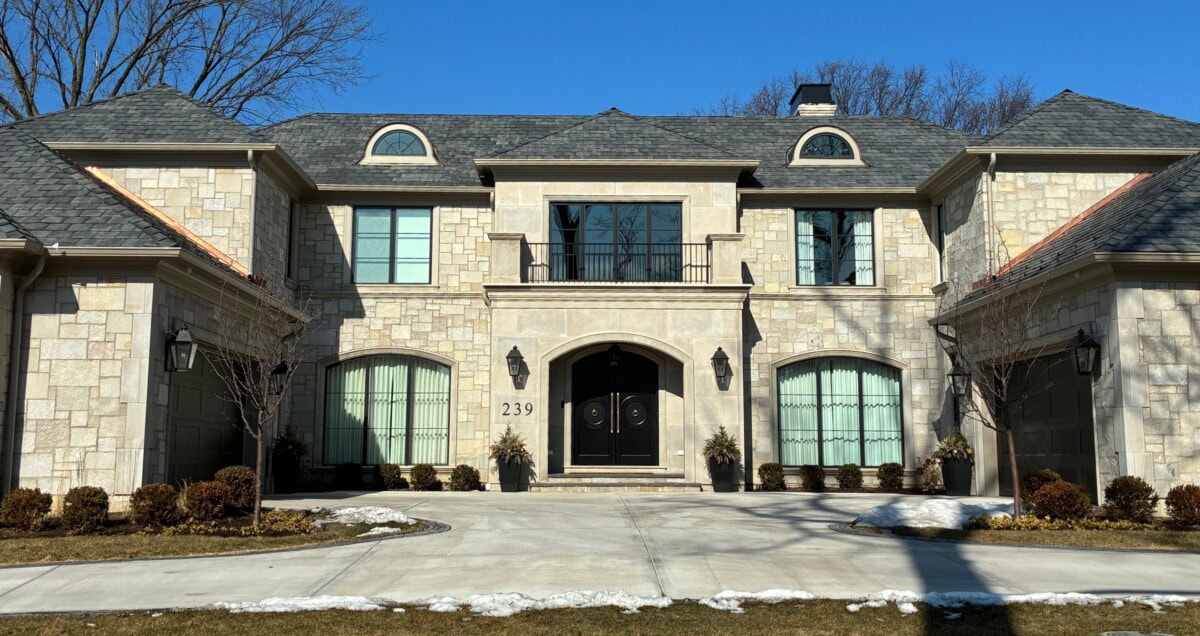 Brava Old World Slate roof installation completed by Tilden Roofing.