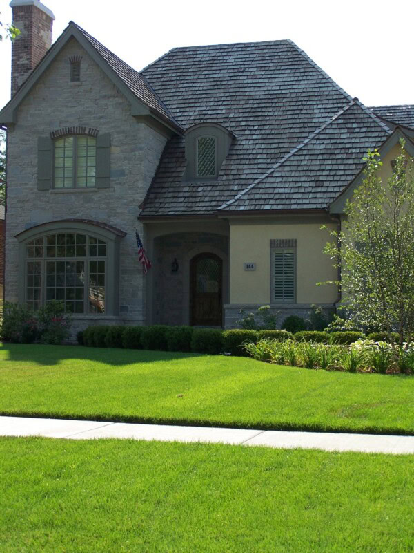 New 3/4 shake roof installed by Tilden Roofing professionals.