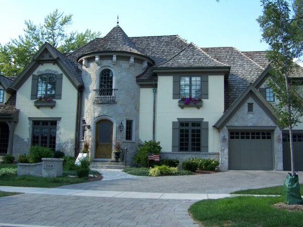 Three-quarter shake roof installation completed by Tilden Roofing