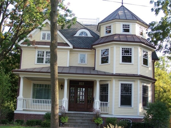 Copper roof installation completed by Tilden Roofing experts.
