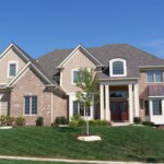 Architectural shingles roof installation completed by Tilden Roofing.