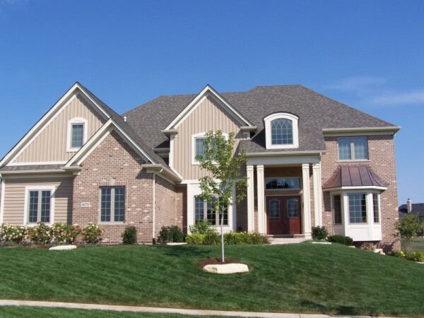 Architectural shingles roof installation completed by Tilden Roofing.